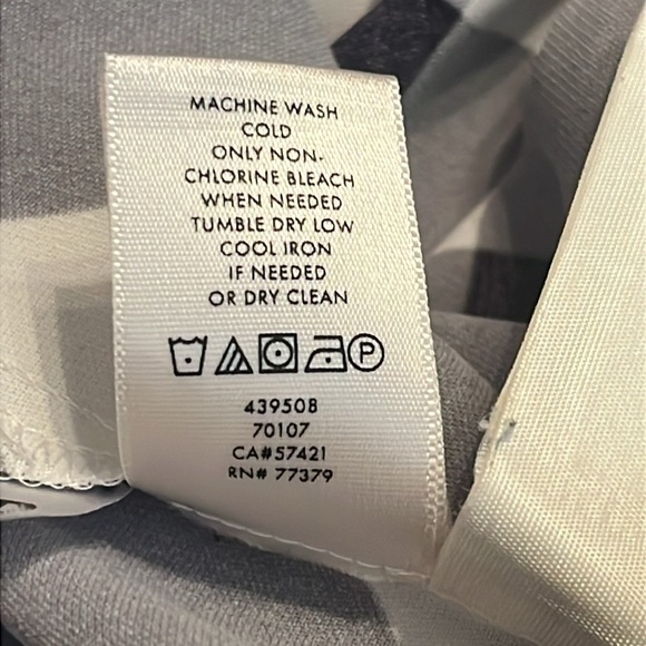 Ann Taylor Gingham Ruffle Sleeve Shift Dress Size 4 - Picture 12 of 12